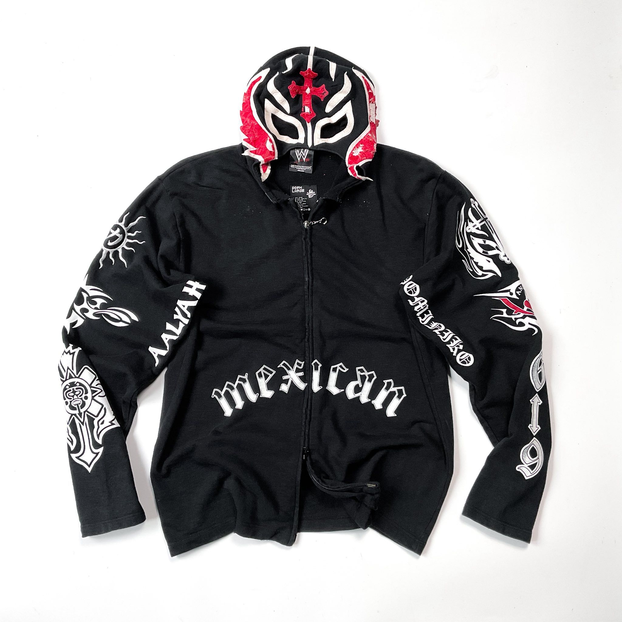 Japanese Brand × PPFM × Vintage PPFM skull mask hoodie | Grailed