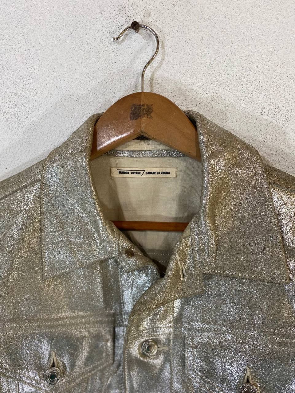 CABANE de ZUCCa cabane de zucca maiden voyage leather jacket glitterred Size US M / EU 48-50 / 2 - 2 Thumbnail