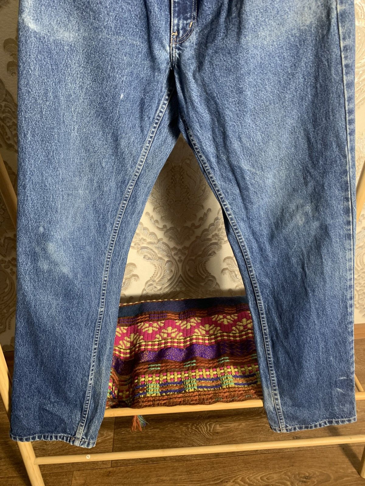 Saint Laurent Paris VINTAGE YVES SAINT LAURENT PARIS RETRO DENIM JEANS Y2K 90s Size US 38 / EU 54 - 4 Thumbnail