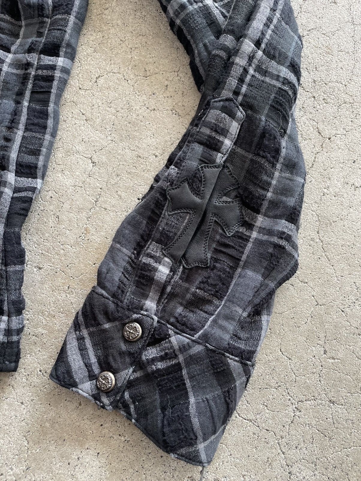 Chrome Hearts Chrome Hearts Cross Patch Flannel Size US L / EU 52-54 / 3 - 3 Thumbnail