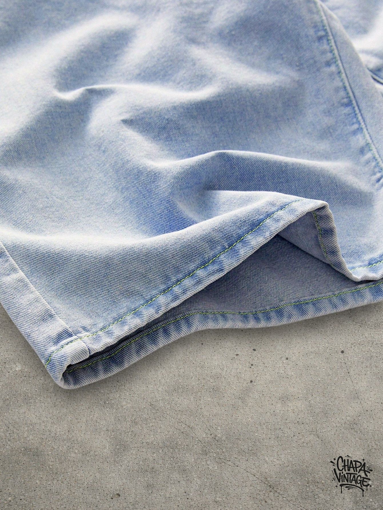 Vintage Baby blue shorts Size US 32 / EU 48 - 3 Thumbnail