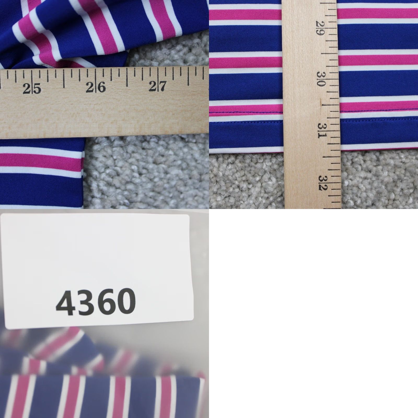 RLX Ralph Lauren RLX Ralph Lauren Polo Shirt Mens XL Striped Blue Pink Short Sleeve Golf Casual Athletic Size US XL / EU 56 / 4 - 9 Thumbnail