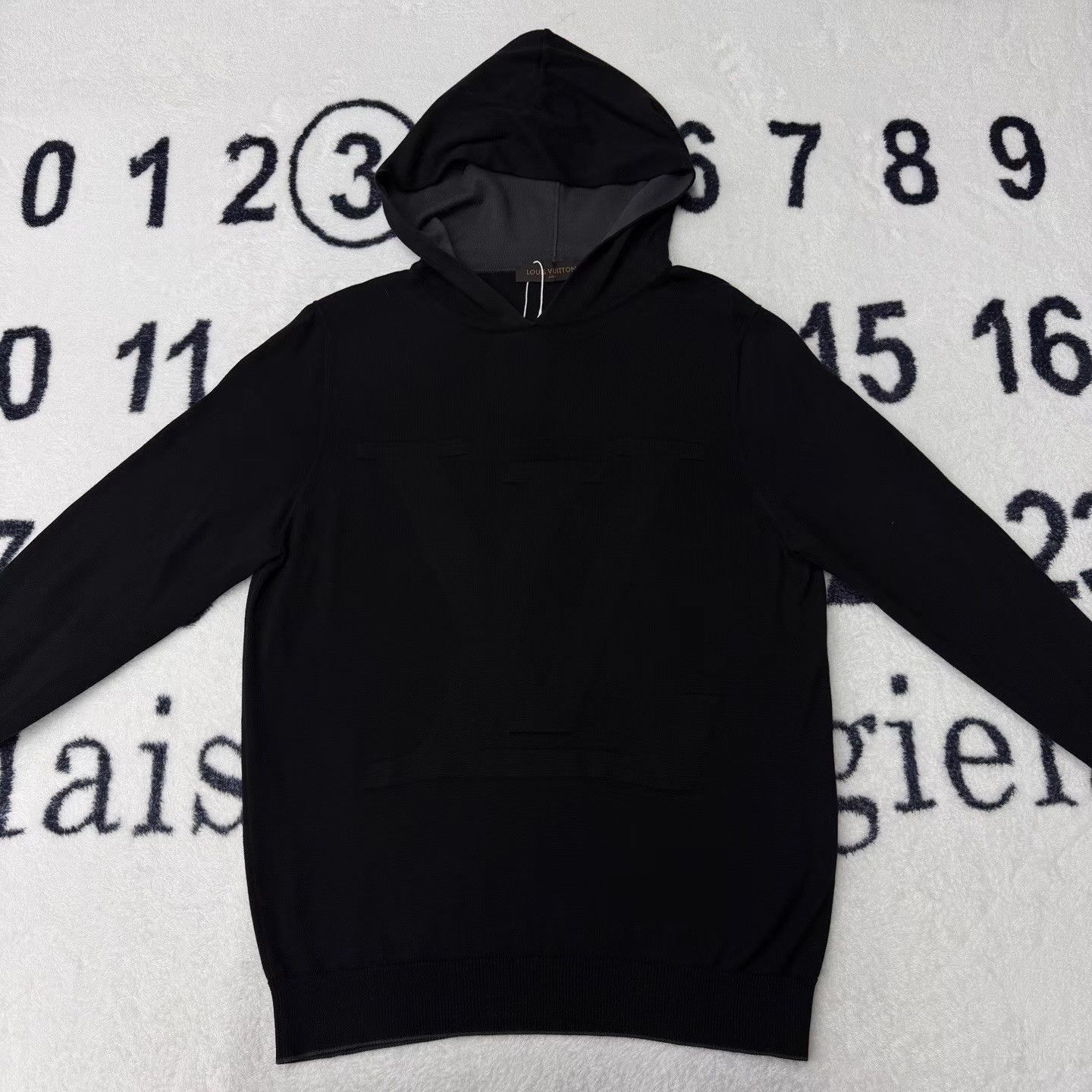 Louis Vuitton Black Hoodie with Front Pocket Size US L / EU 52-54 / 3 - 1 Thumbnail