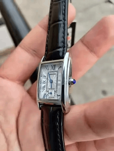 Jewelry 2000s vintage style cute square leather luxury watch Size ONE SIZE - 8 Thumbnail