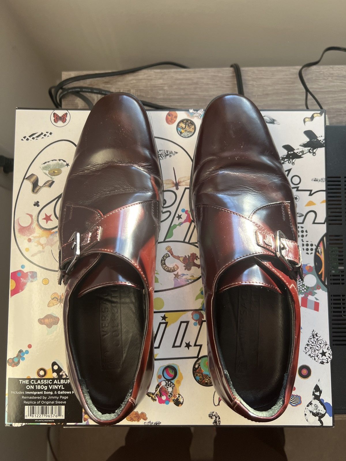Versace Versace Single Monk Strap Dress Shoes Size US 7 / EU 40 - 7 Thumbnail