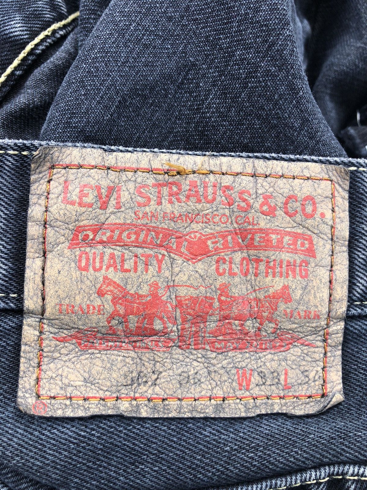 Levi's Vintage Clothing Y2k Levi’s Flared Jeans Bootcut Distressed Jeans 507 Size US 33 - 20 Thumbnail
