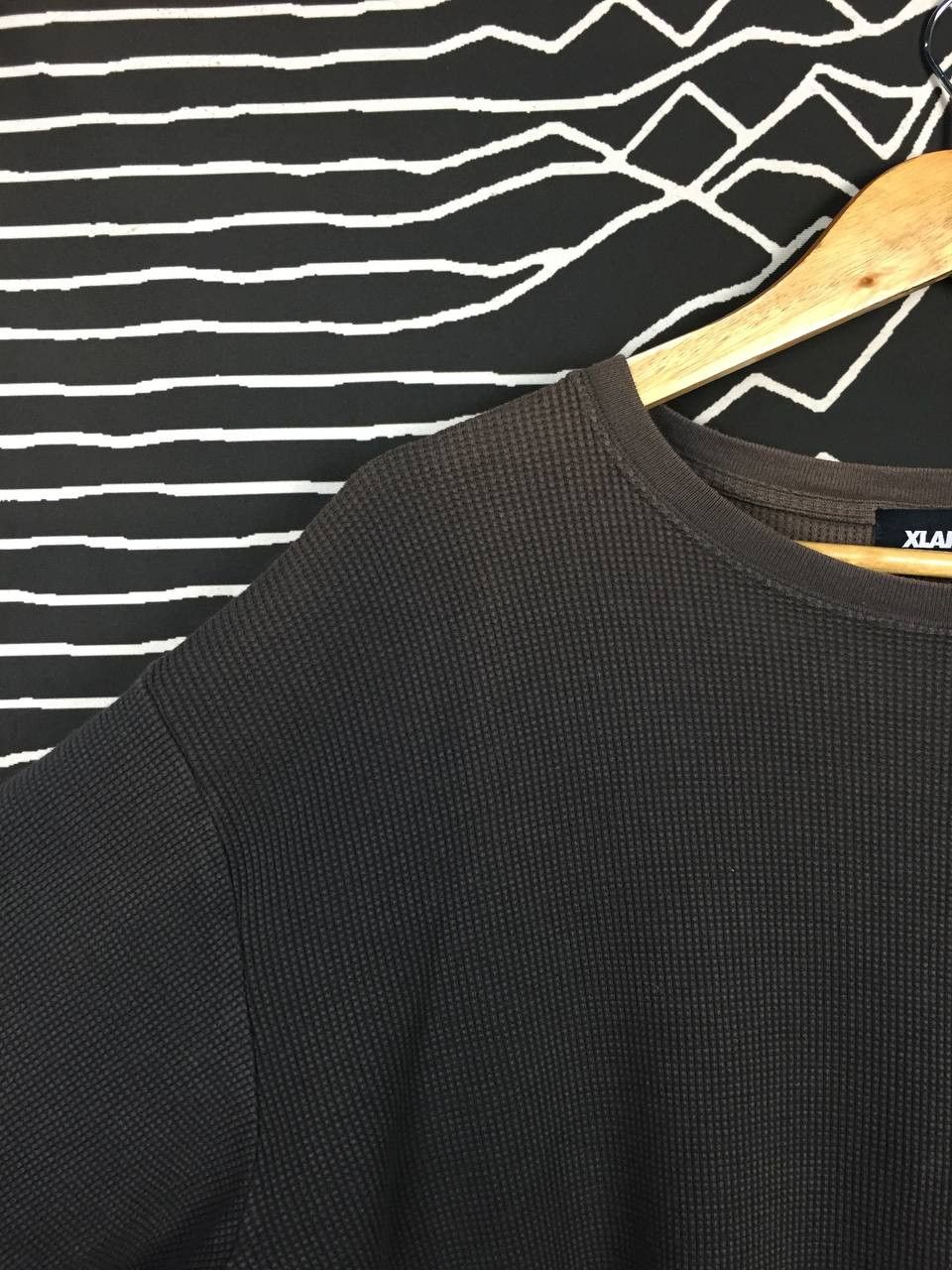 Vintage × Xlarge X-LARGE Brand OG Logo Streetwear Waffle Longsleeve Tee Size US M / EU 48-50 / 2 - 4 Thumbnail