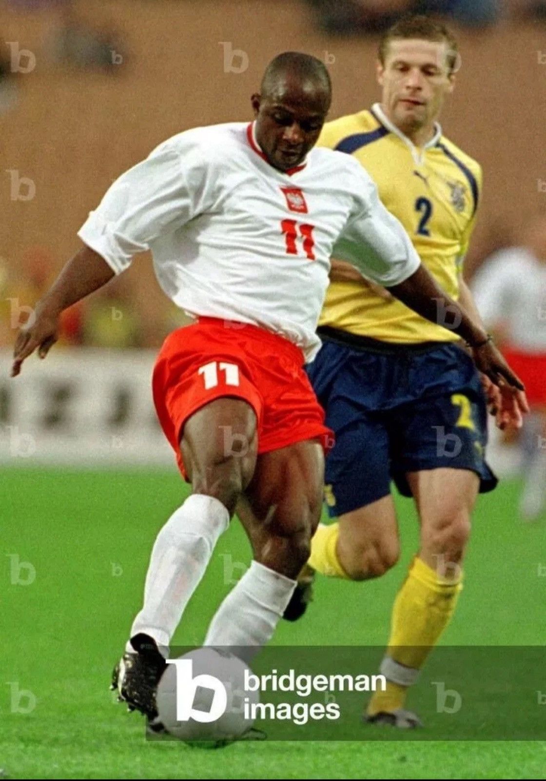 Other Vintage Tico Poland Home Jersey 11Olisadebe World Cup 2002 Size US S / EU 44-46 / 1 - 2 Thumbnail