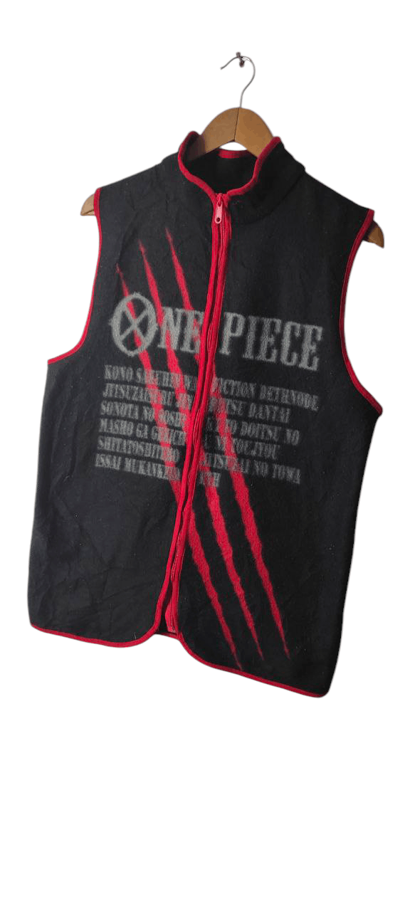 One Piece ONE PIECE ANIME SLEEVLESS REDHAIR PIRATE JACKET Size US M / EU 48-50 / 2 - 3 Thumbnail