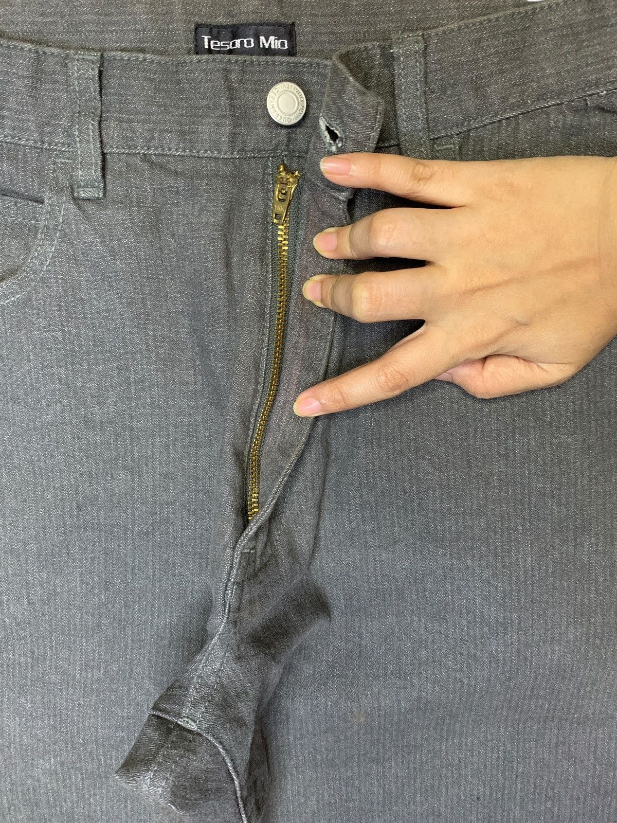 Japanese Brand SALES🔥Vintage Japanese Brand Striped Style Baggy Jeans Size US 31 - 3 Thumbnail