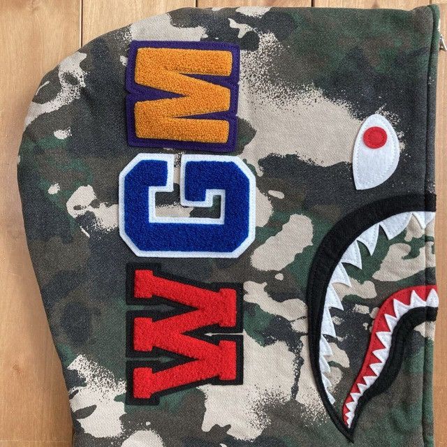Bape BAPE MAP CAMO Shark Full Zip Hoodie a bathing ape Size US L / EU 52-54 / 3 - 4 Thumbnail