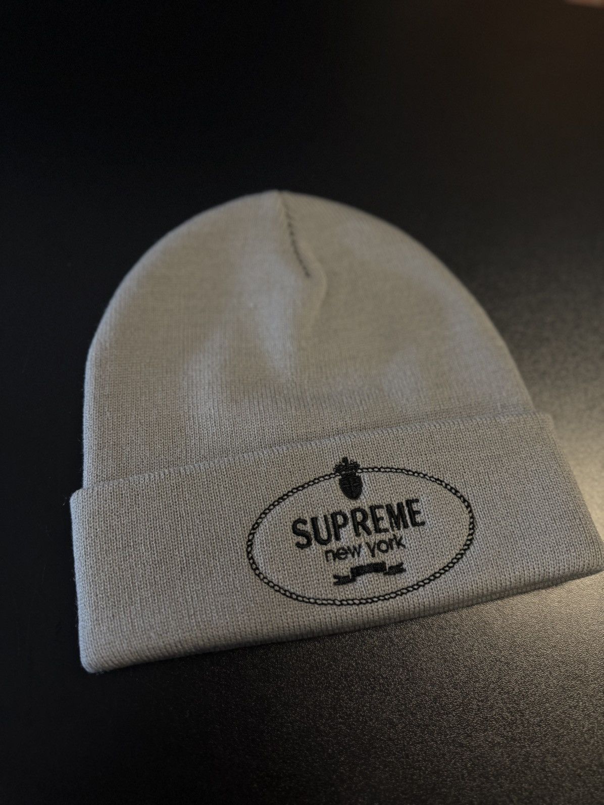 Supreme Supreme Beanie White Blue Brand New Size ONE SIZE - 2 Thumbnail