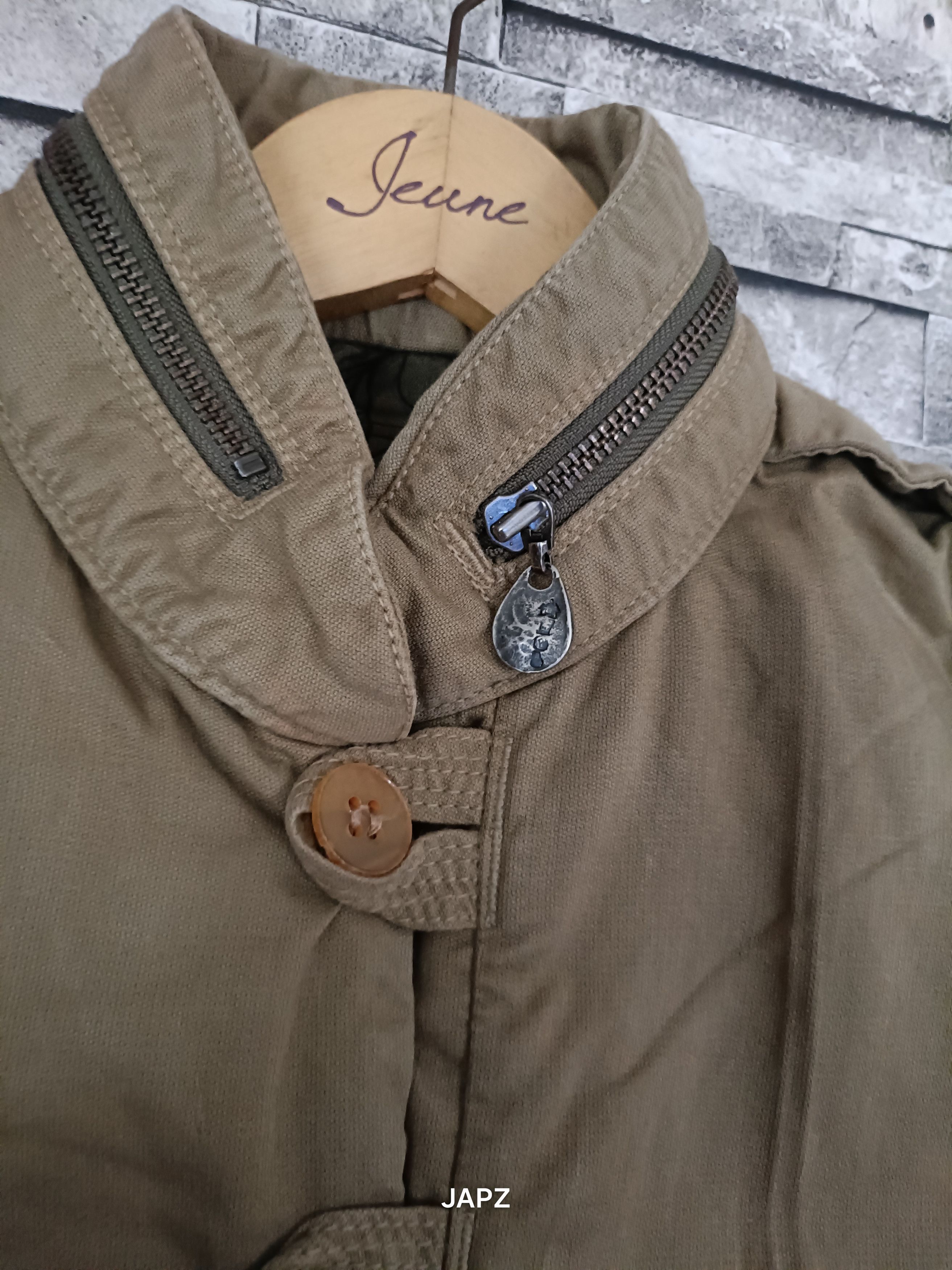 Issey Miyake Vintage a net Pall'as palace by Issey military style jacket Size US S / EU 44-46 / 1 - 3 Thumbnail
