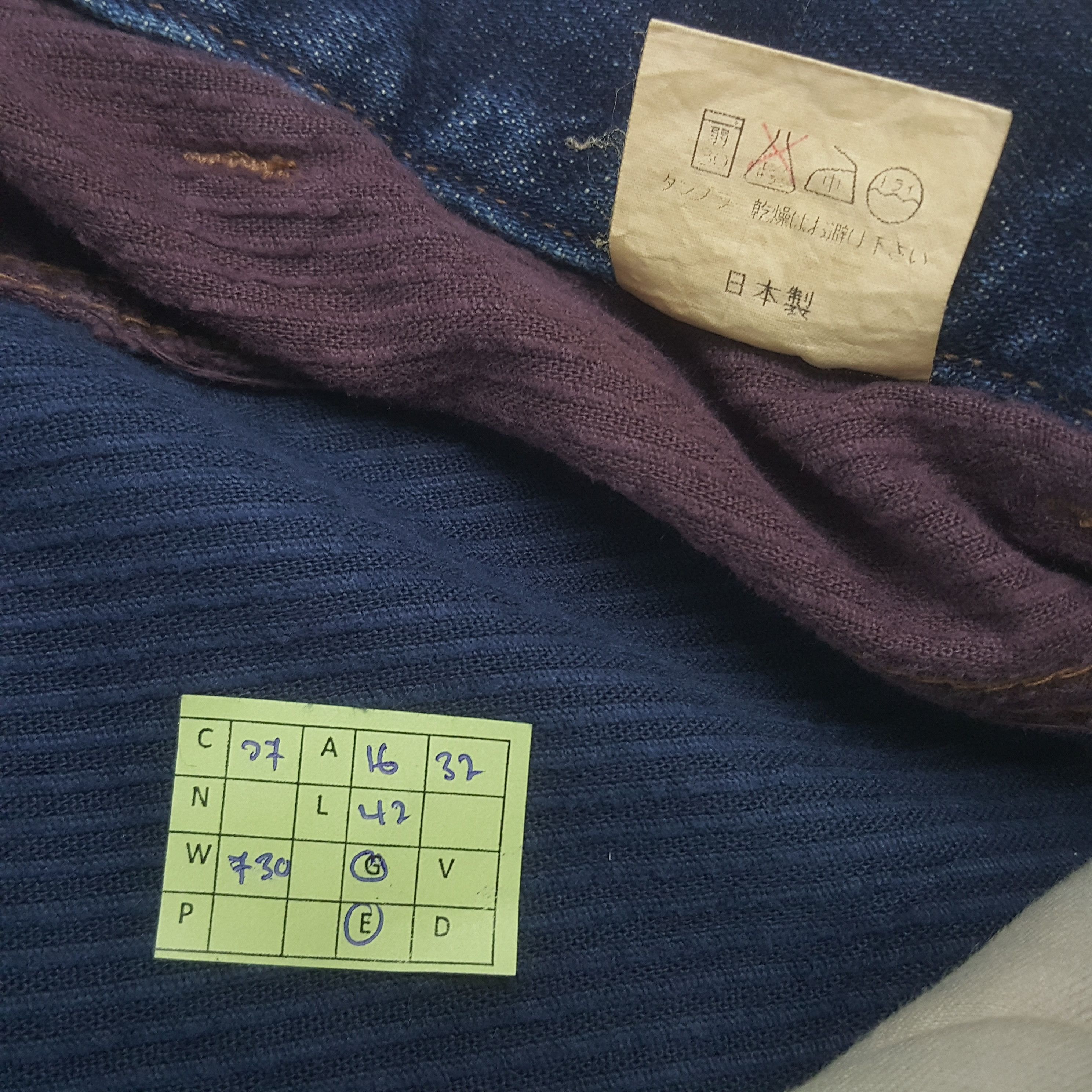 Japanese Brand Vintage Waste Twice Japanese Brand Denim Jeans RR27 Size US 32 / EU 48 - 8 Thumbnail