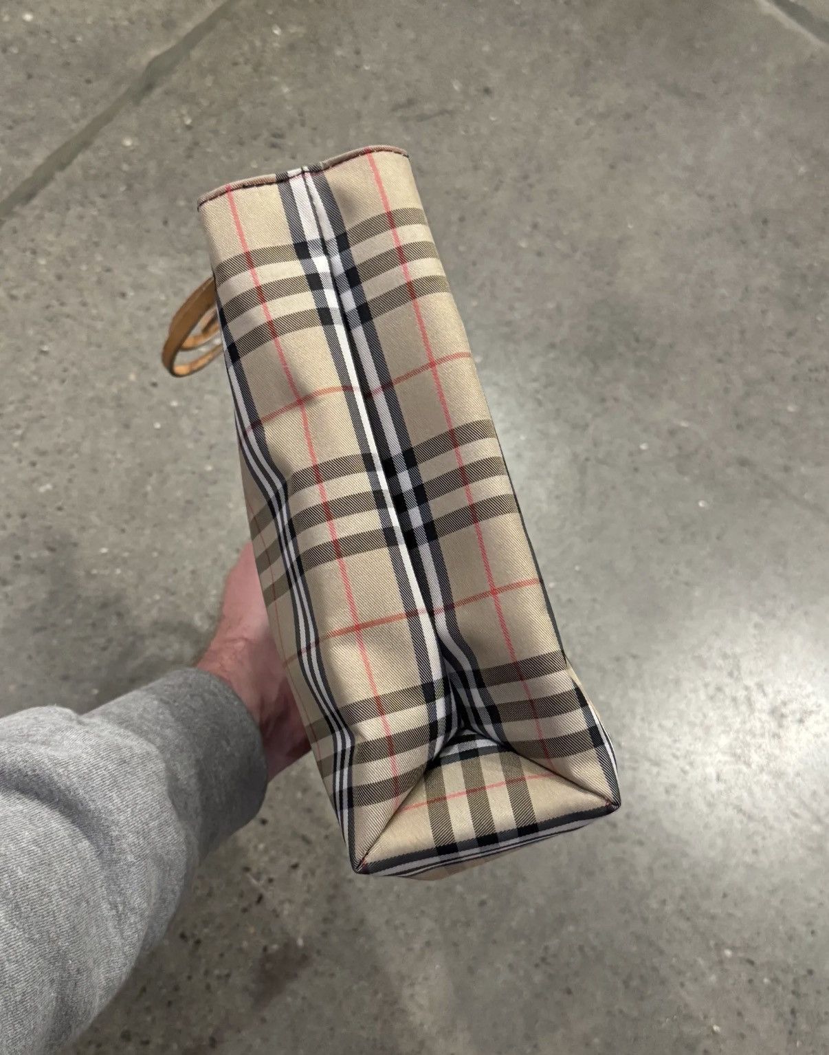 Burberry Burberry Nova Check Mini Tote Bag Size ONE SIZE - 4 Thumbnail