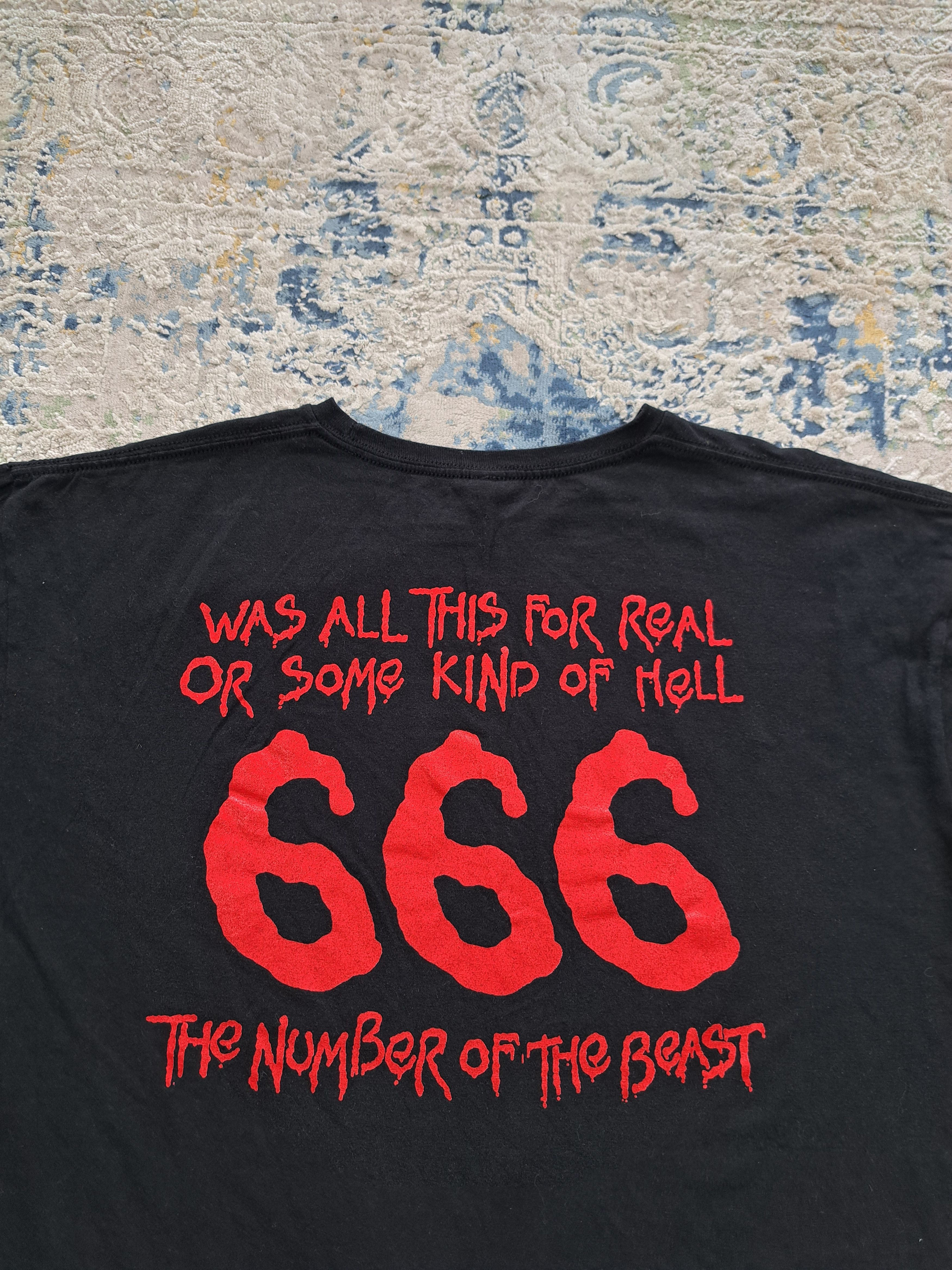 Band Tees Iron Maiden 666 Number of the Beast OG Licensed Tee Size US XL / EU 56 / 4 - 4 Thumbnail