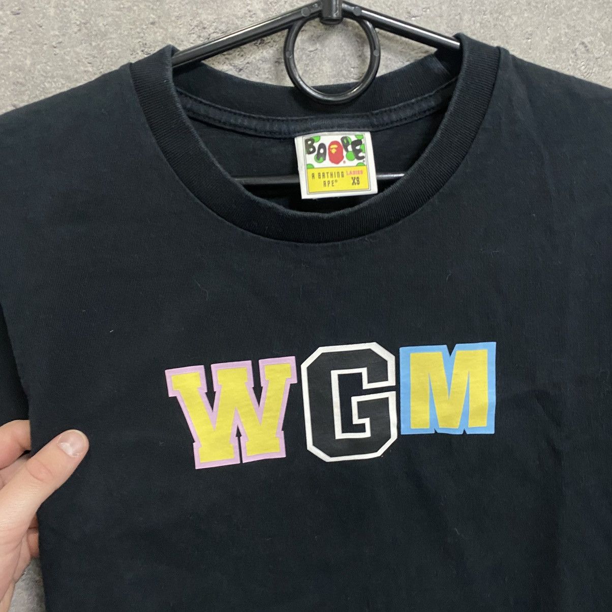 Bape A Bathing Ape Bape WGM Shark T-Shirt Big Logo Ladies Size XS / US 0-2 / IT 36-38 - 7 Thumbnail