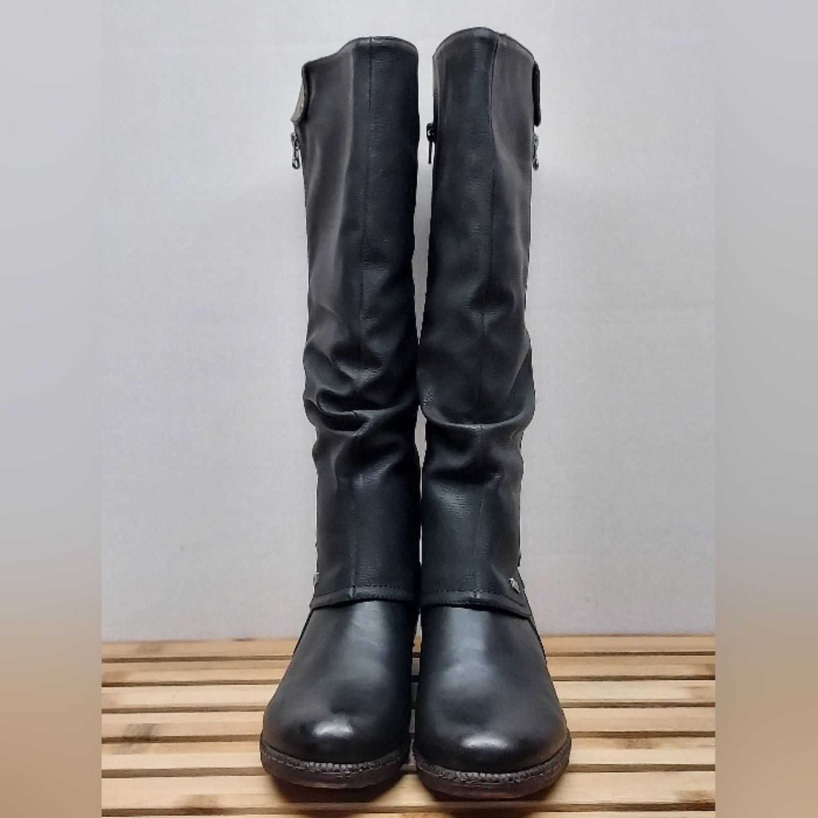Rieker Rieker Womens Black Bernadette Knee High Boots Size 39 (7.5) Size US 7.5 / IT 37.5 - 5 Thumbnail