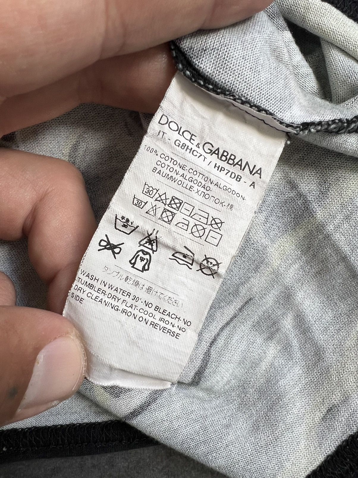 Dolce & Gabbana AW17 Dolce Gabbana overprinted Taormina postcard T shirt Size US M / EU 48-50 / 2 - 8 Thumbnail