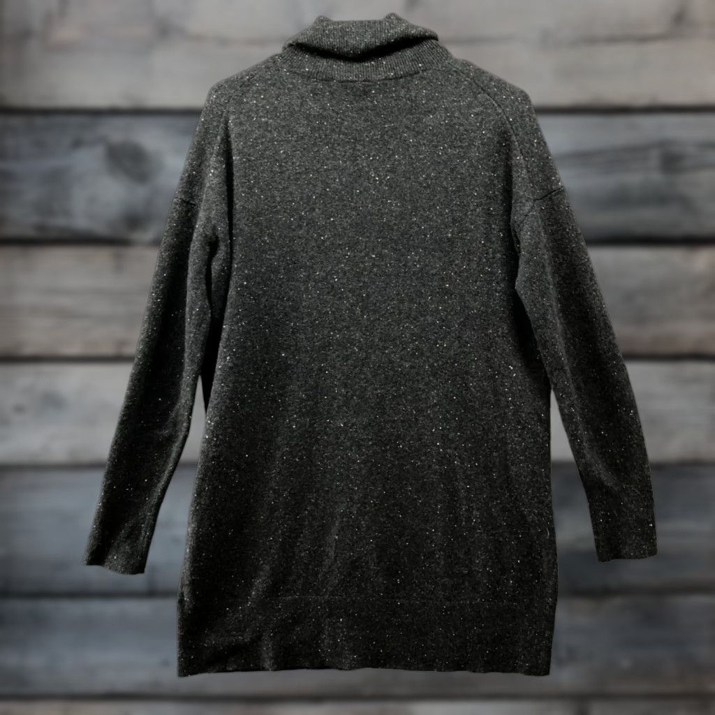 Everlane Everlane Cashmere Turtleneck Sweater Womens S Dark Gray Donegal Tunic Size S / US 4 / IT 40 - 1 Thumbnail