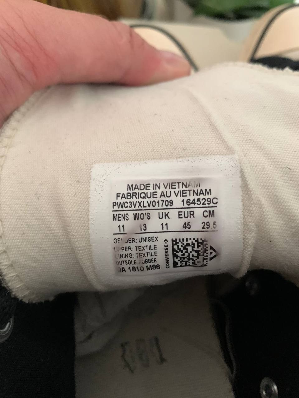 Converse × FOG × Fear of God Converse FOG Fear Of God 70s HIgh Size US 11.5 / EU 44-45 - 12 Thumbnail