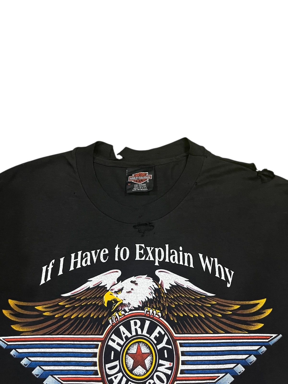 Harley Davidson Vintage 90s harley davidson usa tshirt Size US M / EU 48-50 / 2 - 5 Thumbnail
