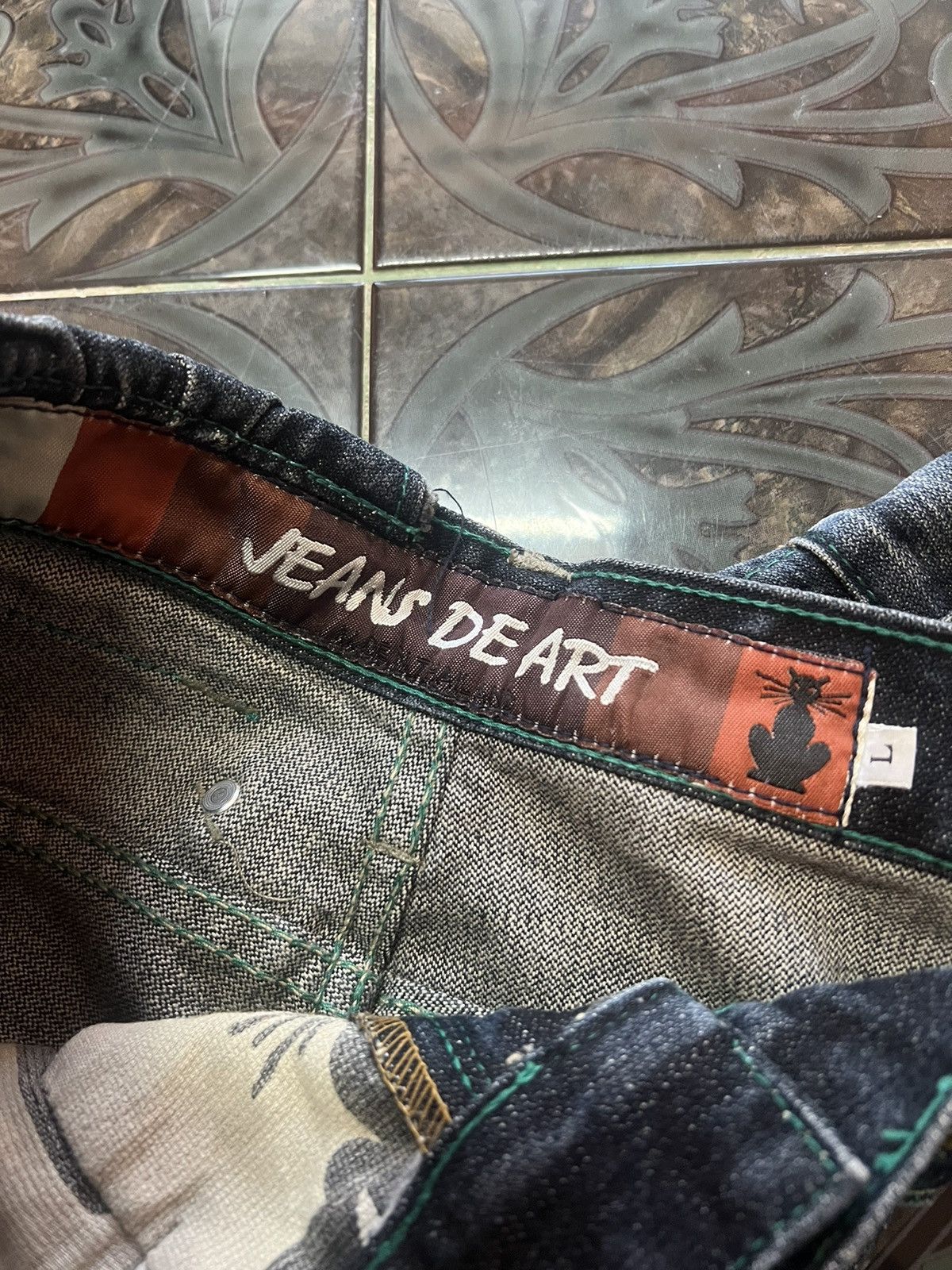 Other FLARED💥SICK‼️JEANS DE ART BUSH PANT DISTRESSED DENIM PANT Size US 30 / EU 46 - 10 Thumbnail