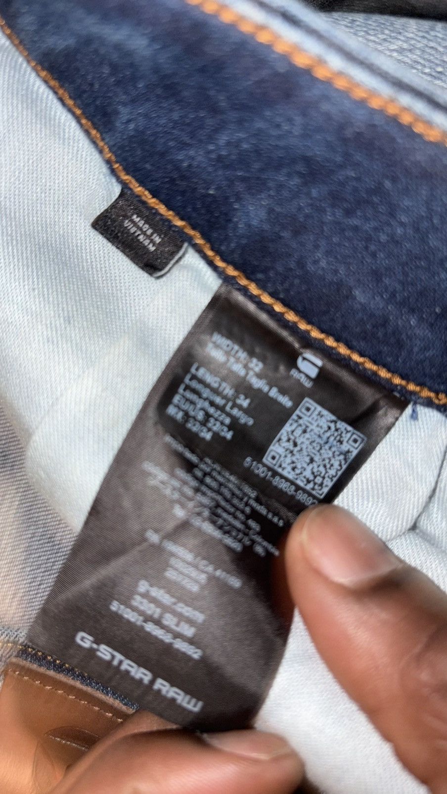 G-Star G-Star Raw 3301 Size US 32 / EU 48 - 4 Thumbnail
