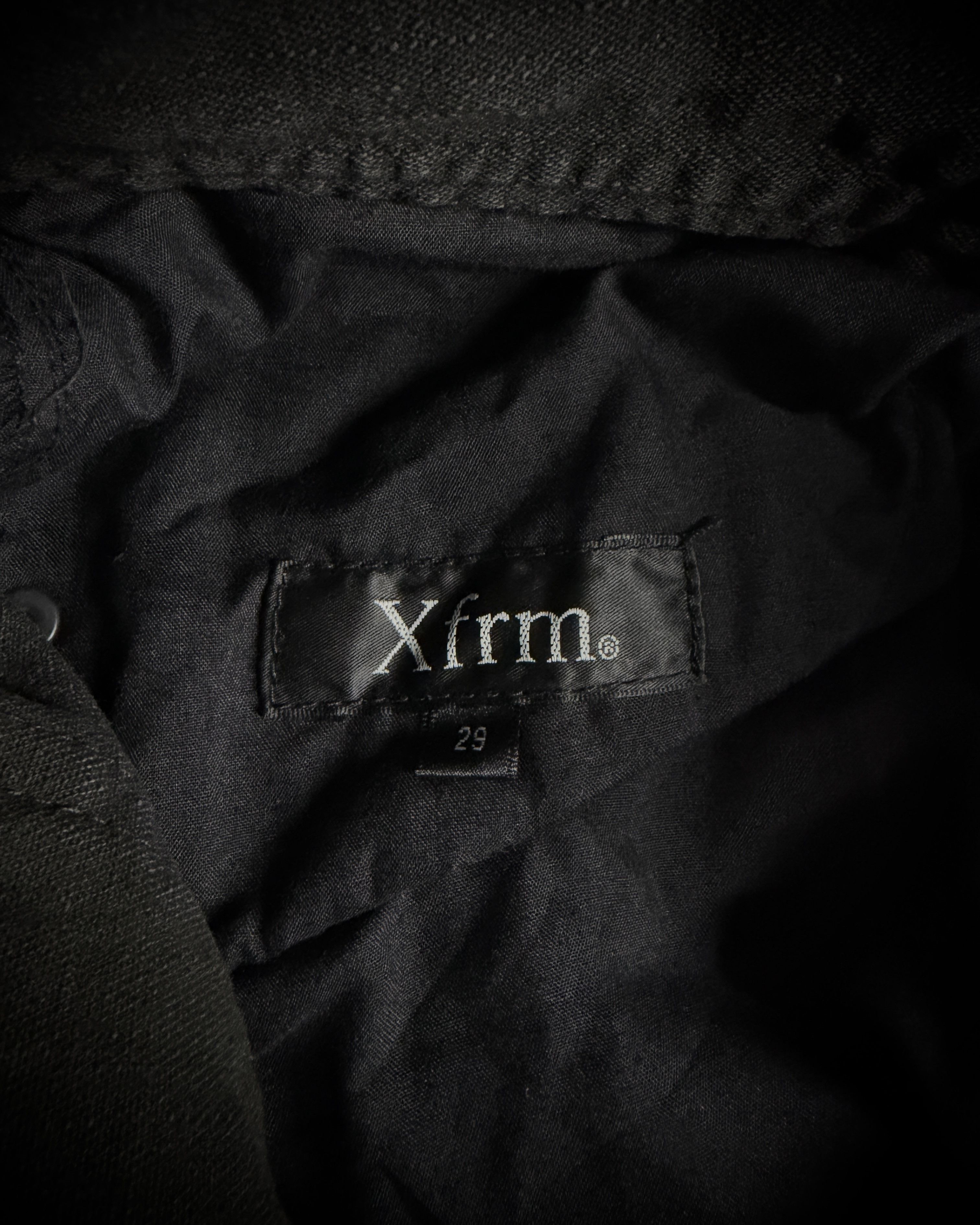 Japanese Brand Xfrm Rust Fade Paint Embroidered Bootcut Denim Size US 33 - 10 Thumbnail