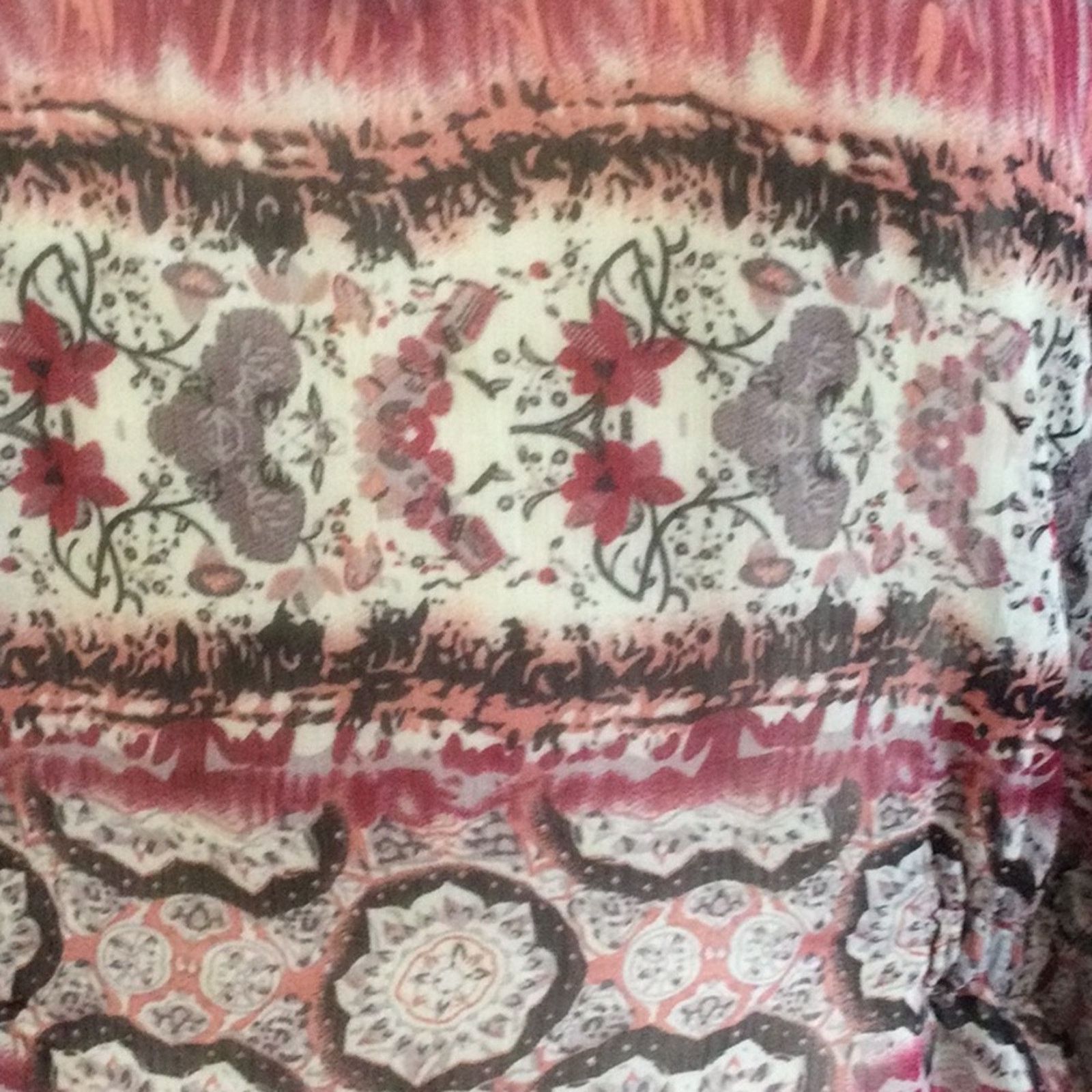 Other Love Potion Multicolor Sheer Flutter Sleeve Top Size M Size M / US 6-8 / IT 42-44 - 5 Thumbnail