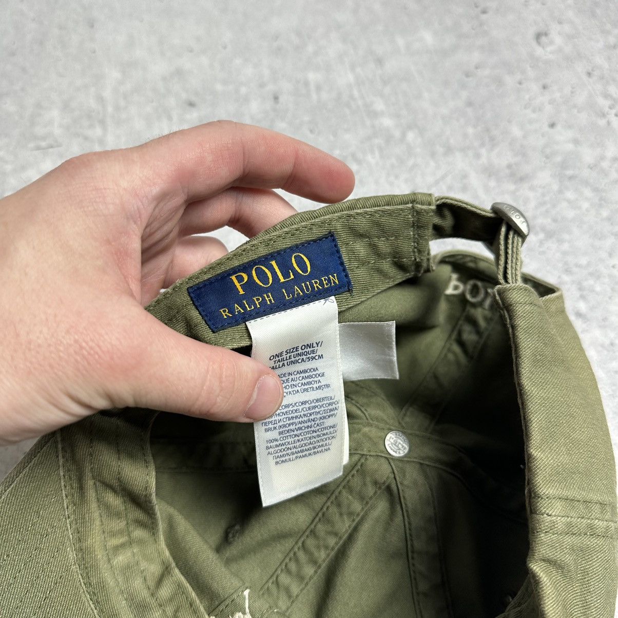 Polo Ralph Lauren × Vintage Vintage Polo Ralph Lauren distressed Y2K faded cap Size ONE SIZE - 5 Thumbnail