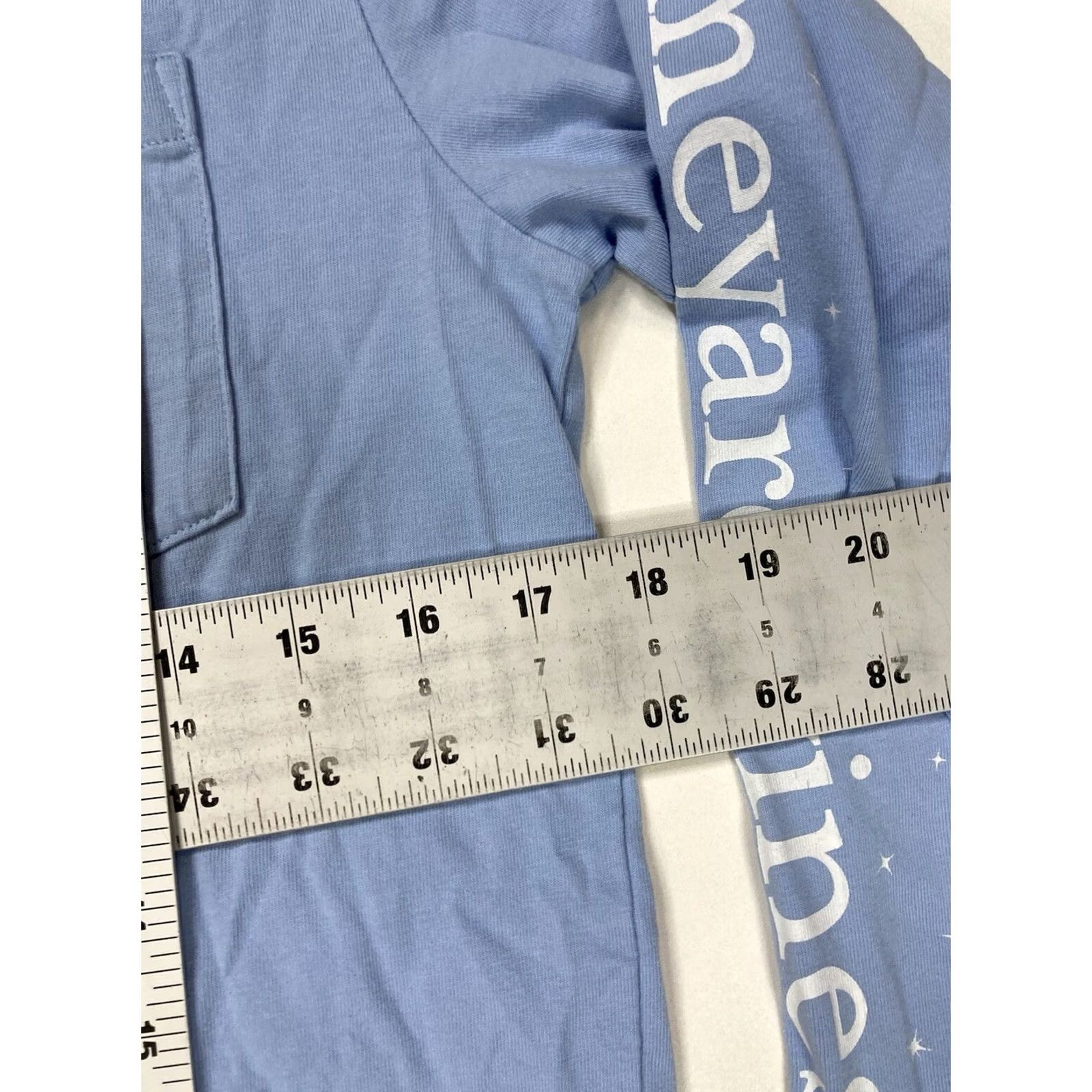 Vineyard Vines Vineyard Vines Happy Hanukkah Pocket Graphic T-shirt Men XS Blue Long Sleeve Size US XS / EU 42 / 0 - 7 Thumbnail