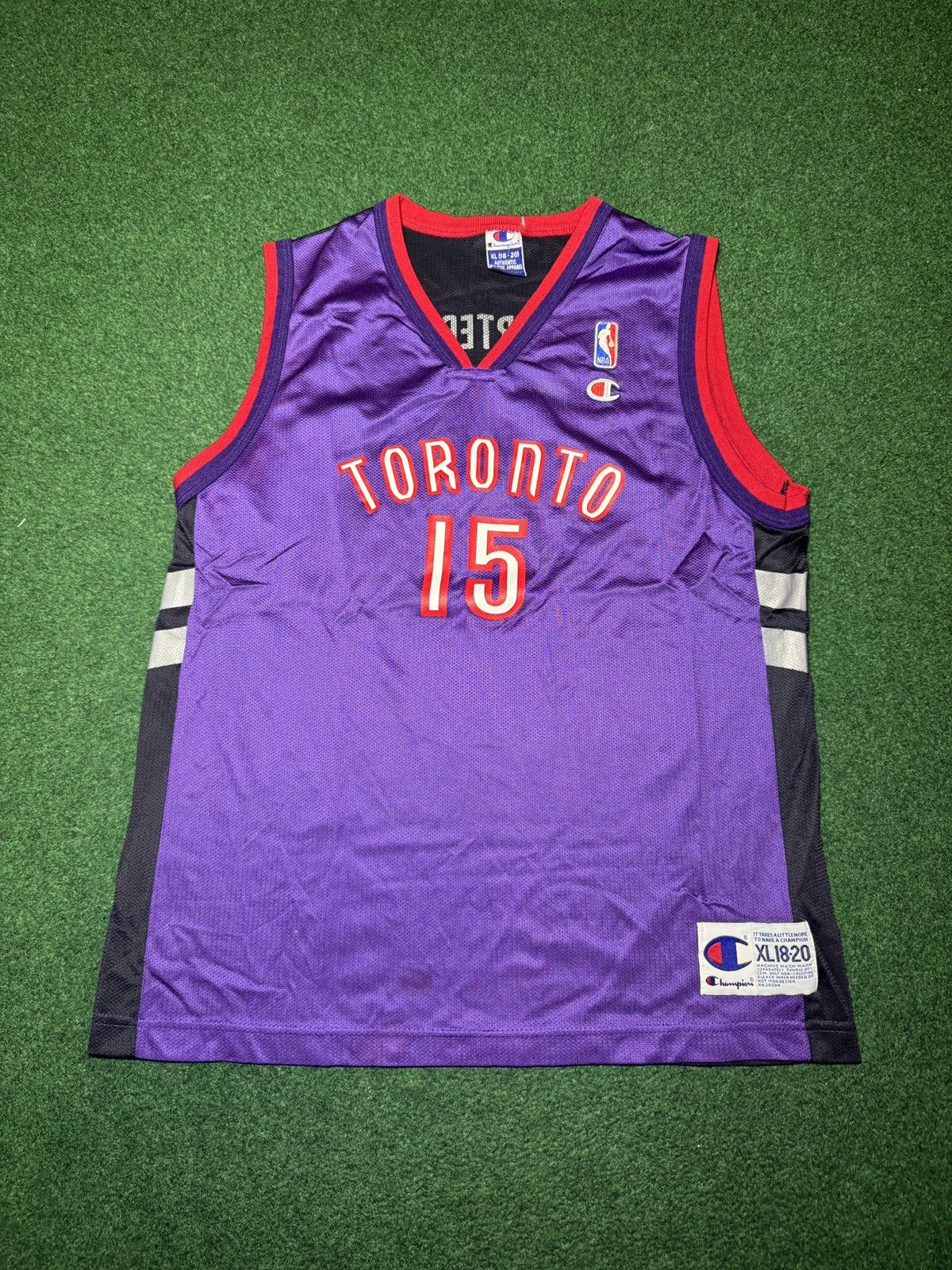 Champion Vintage 90s Toronto Raptors Vince Carter #15 Retro Jersey Size US M / EU 48-50 / 2 - 1 Thumbnail