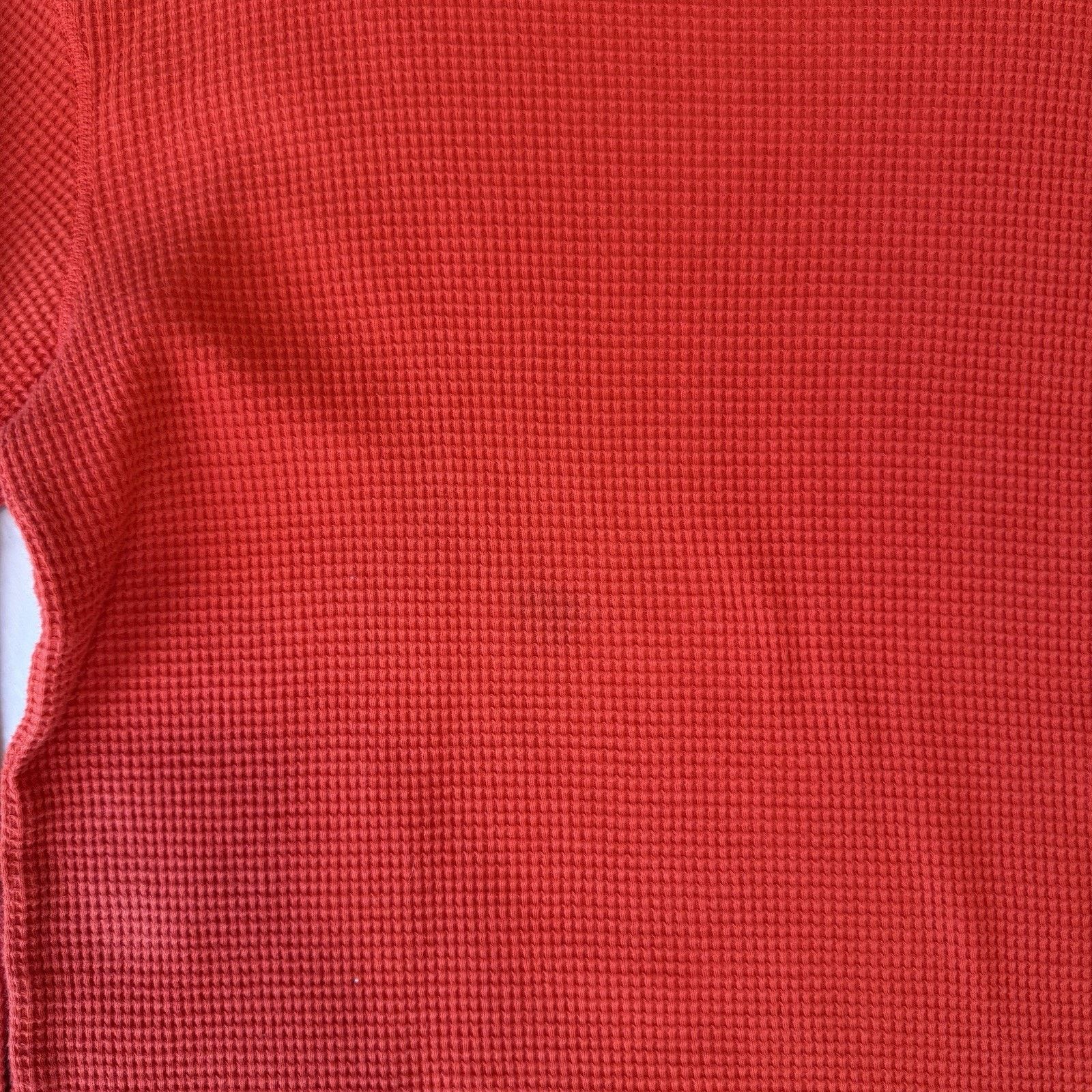 Polo Ralph Lauren Vintage Polo Ralph Lauren Thermal Shirt Large Red Orange Size US L / EU 52-54 / 3 - 9 Thumbnail