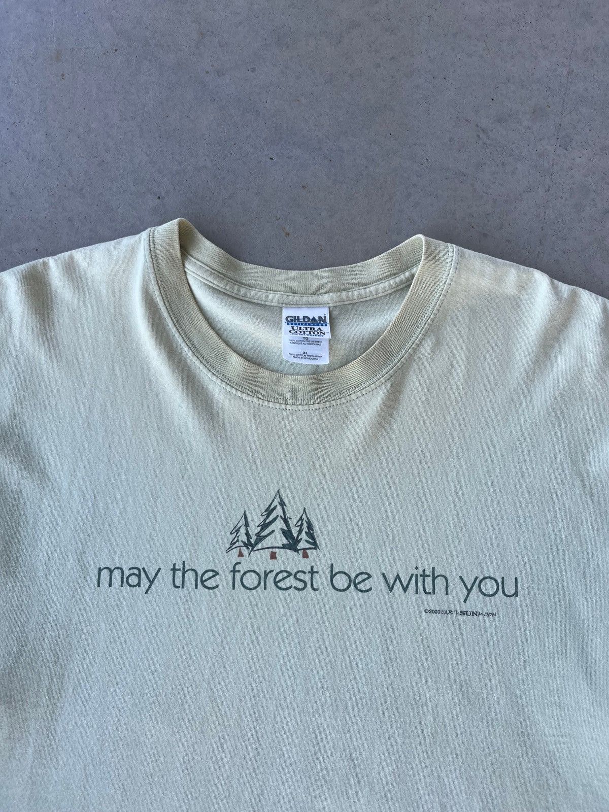 Vintage Vintage 00s “May The Forest Be With You” Nature Parody Tee Size US XL / EU 56 / 4 - 2 Thumbnail