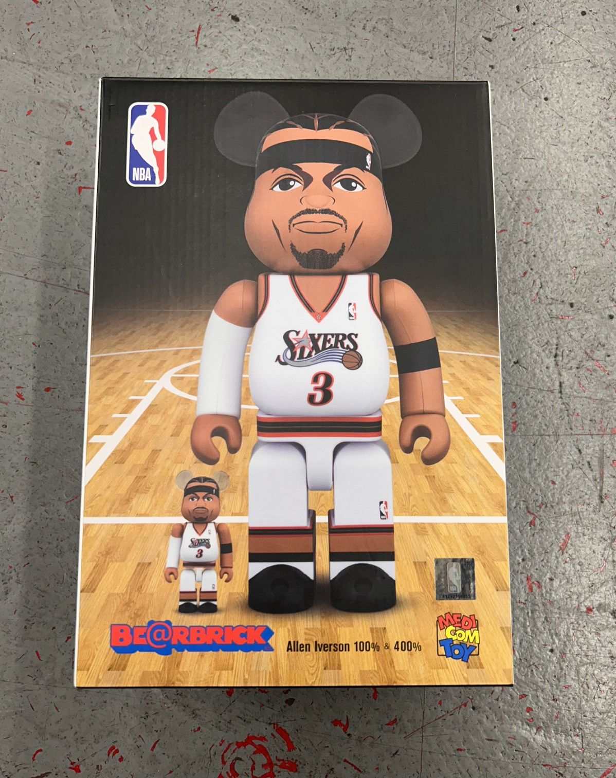 Medicom Toy Medicom Toy Be@rbrick Allen Iverson 100％ 400％ set bearbrick Size ONE SIZE - 1 Thumbnail