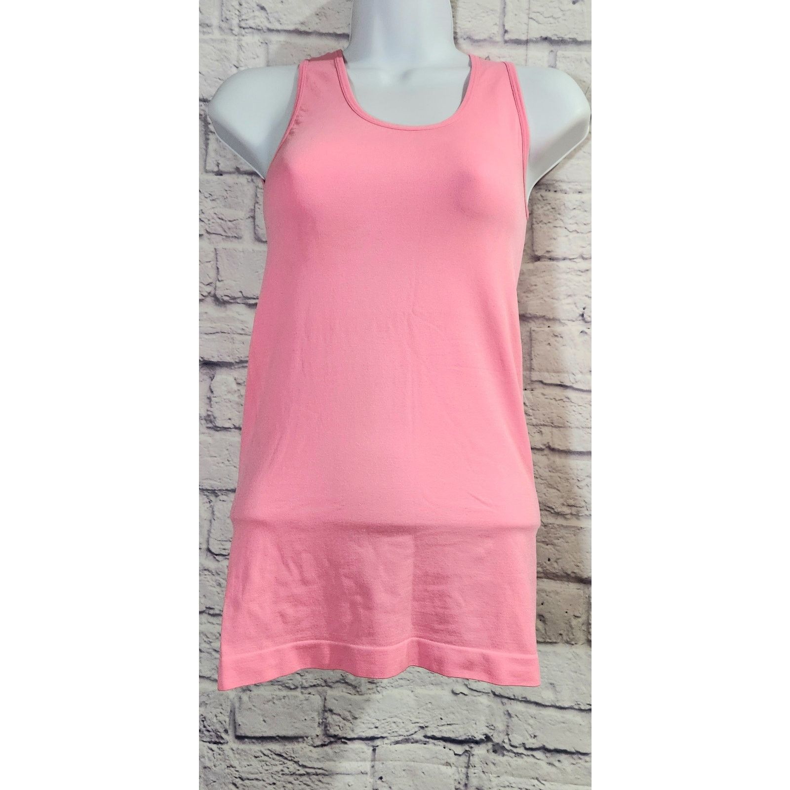 Other Love Charm Light Pink Round Neck Tank Top One Size Size ONE SIZE - 1 Thumbnail
