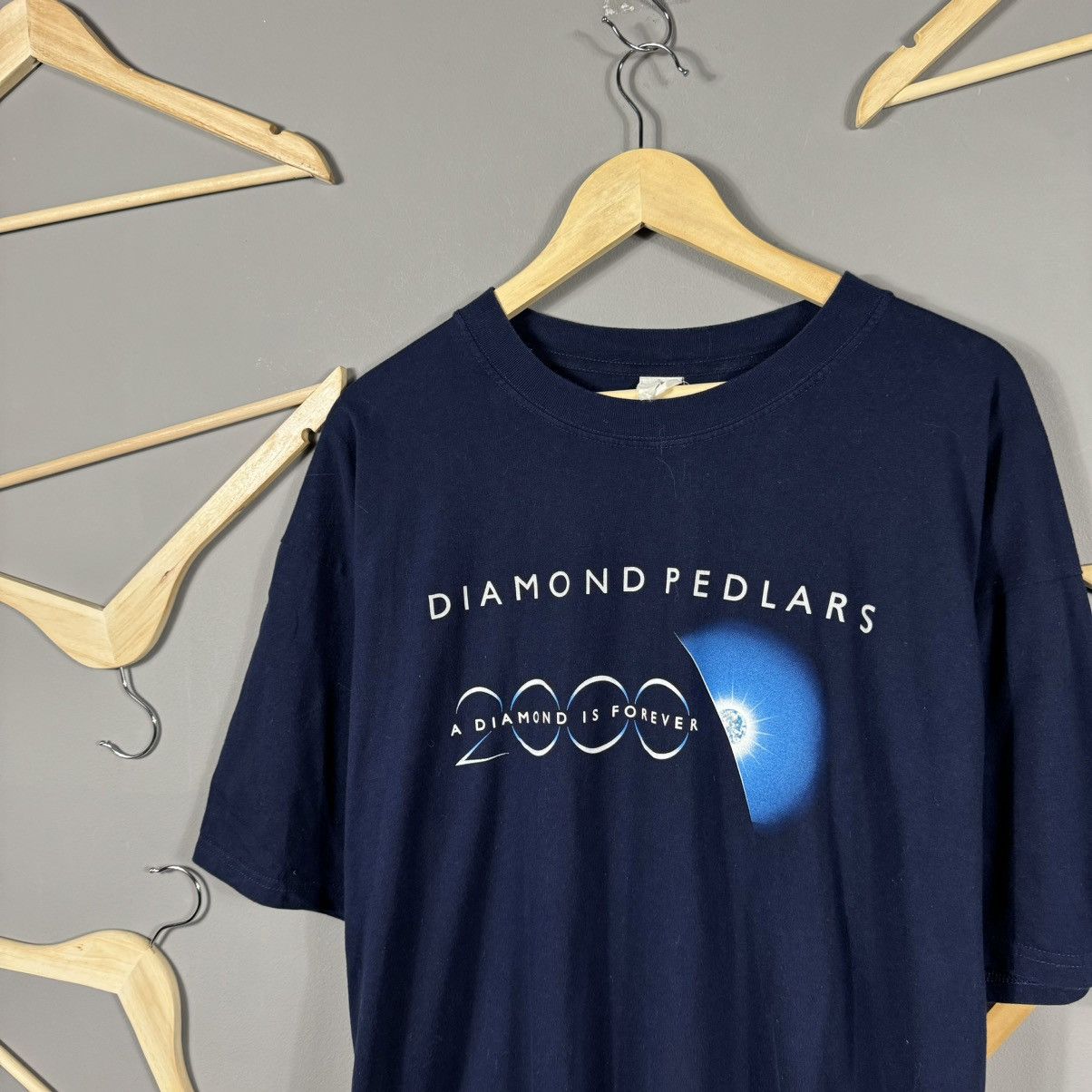 Vintage Vintage 1999 Diamond Pedlars De Beers London T-shirt Size US L / EU 52-54 / 3 - 4 Thumbnail
