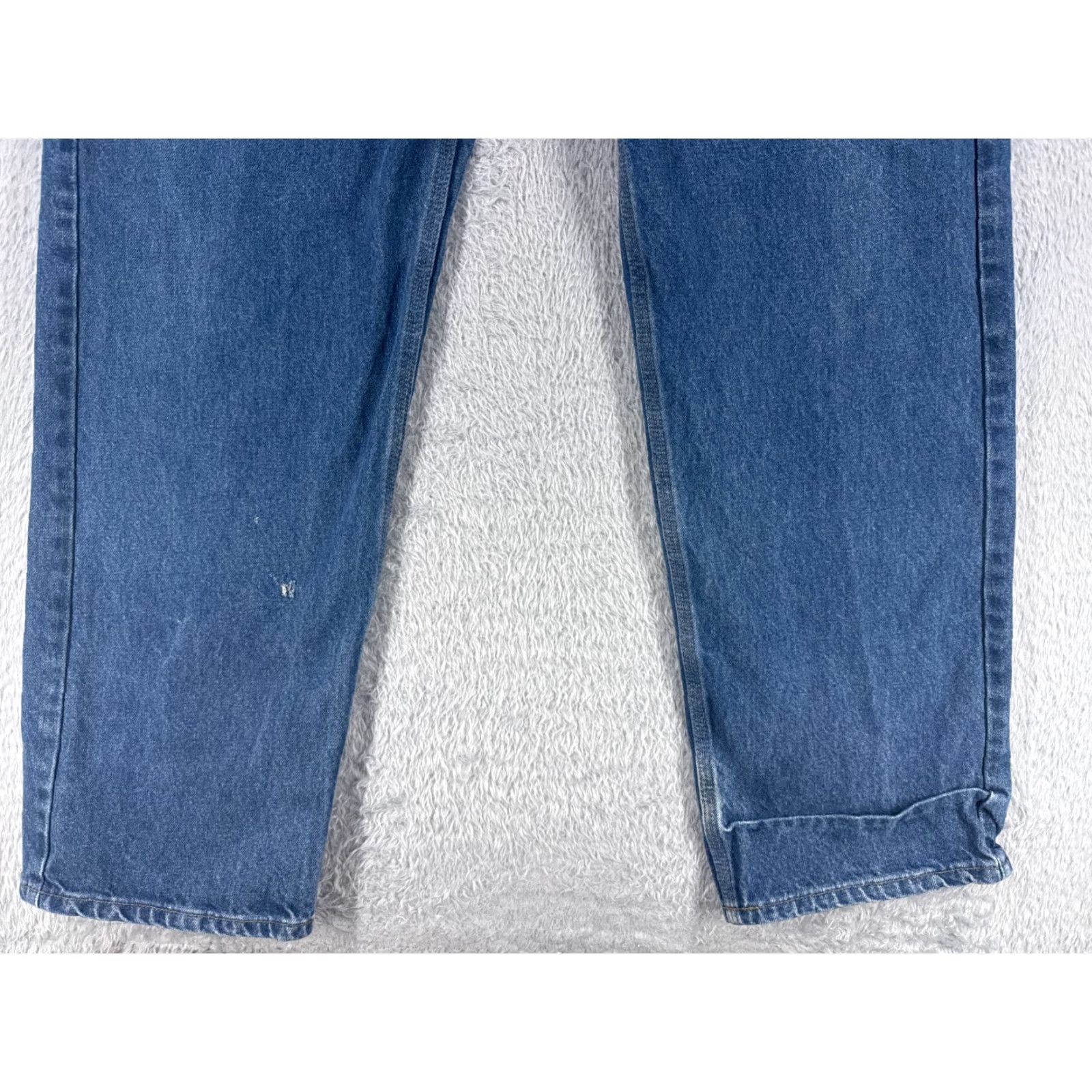 Carhartt Carhartt Jeans Adult 44 Blue Denim 100% Cotton Relaxed Fit Straight 42x32 Regular Mens Size US 44 / EU 60 - 2 Thumbnail