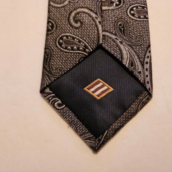 Joseph Abboud Joseph abboud men's new gray 100%silk tie 2 3/4" X 60" Size ONE SIZE - 3 Thumbnail