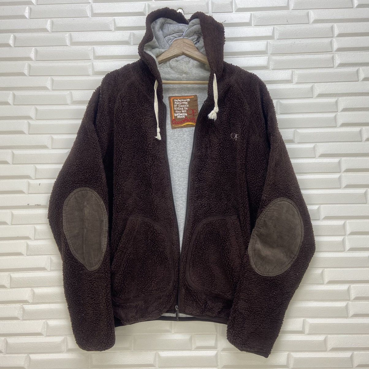 Ocean Pacific Vintage Ocean Pacific Surfing Life Fleece Sherpa Jacket Size US S / EU 44-46 / 1 - 1 Thumbnail