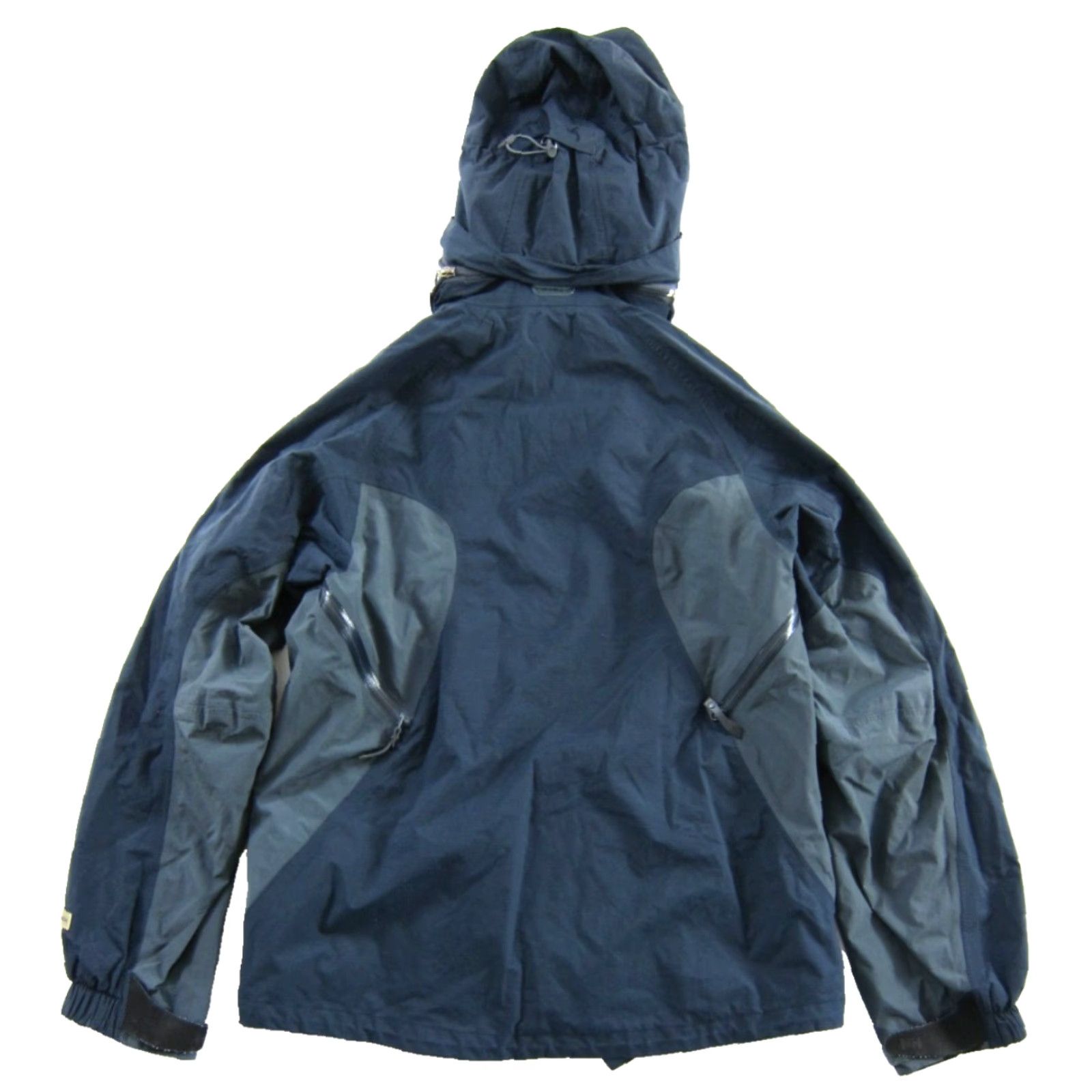 Helly Hansen Helly Hansen Tech 10 Full Feature Minimalism Hooded Parka Jacket Men S Blue Grey Orange Hoodie Mid-Length Solid 100% Polyester 2010s Size US S / EU 44-46 / 1 - 2 Thumbnail