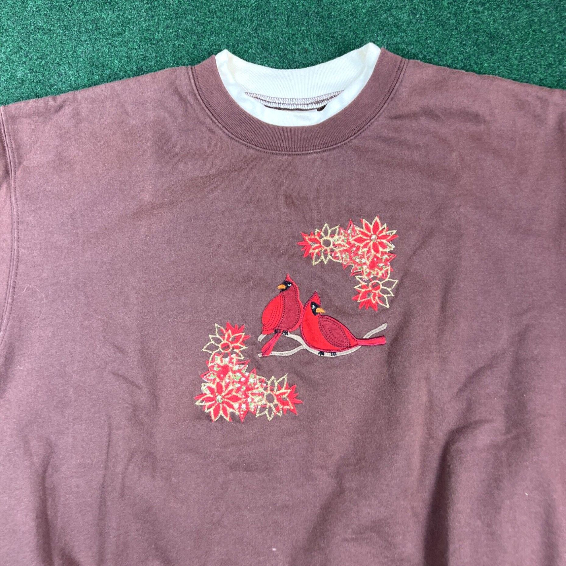 Lee Vintage 90s Cardinal Sweatshirt Adult Large USA Size L / US 10 / IT 46 - 2 Thumbnail