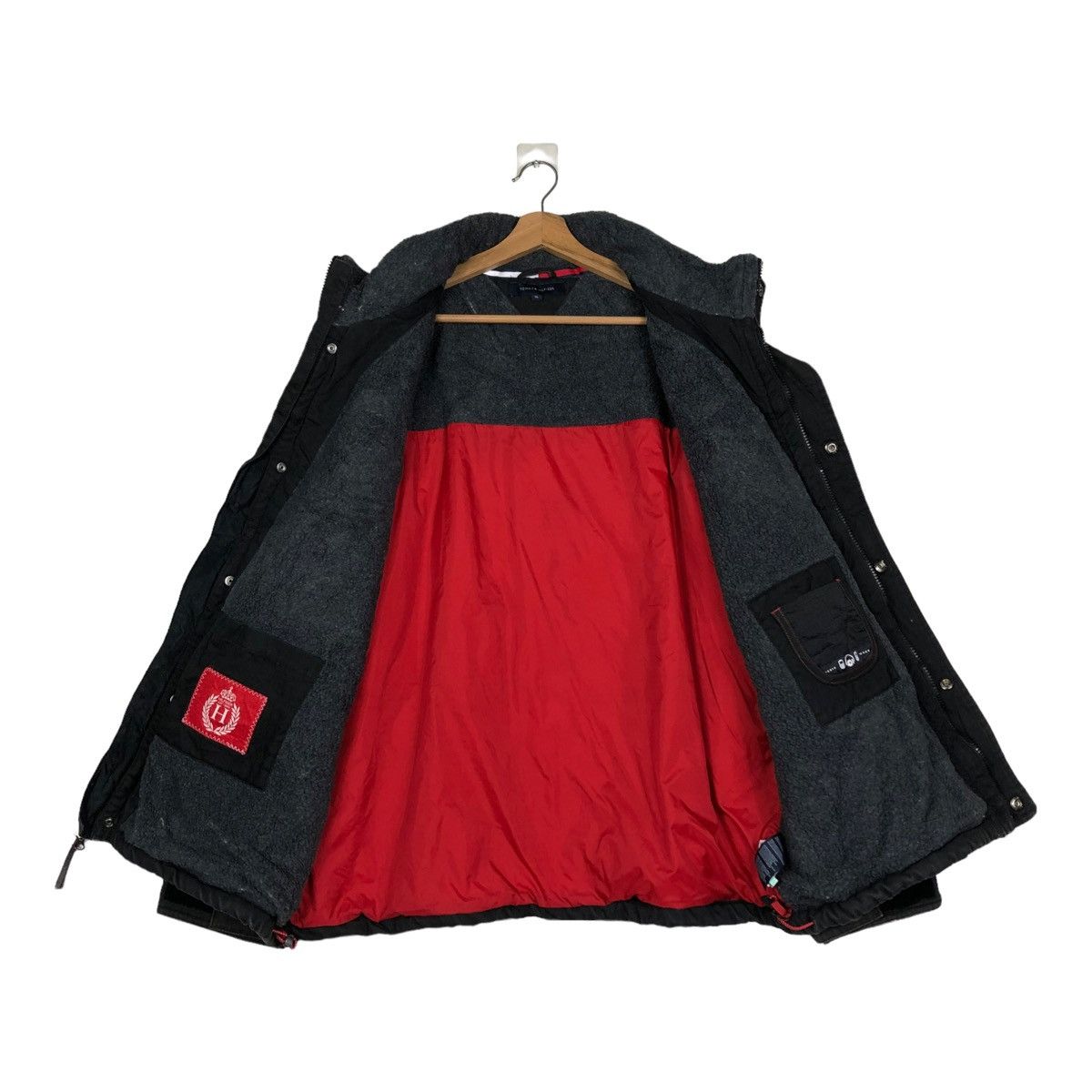 Japanese Brand 🔥VINTAGE WORK JACKET TOMMY HILFIGER CARGO POCKETS Size US XL / EU 56 / 4 - 13 Thumbnail