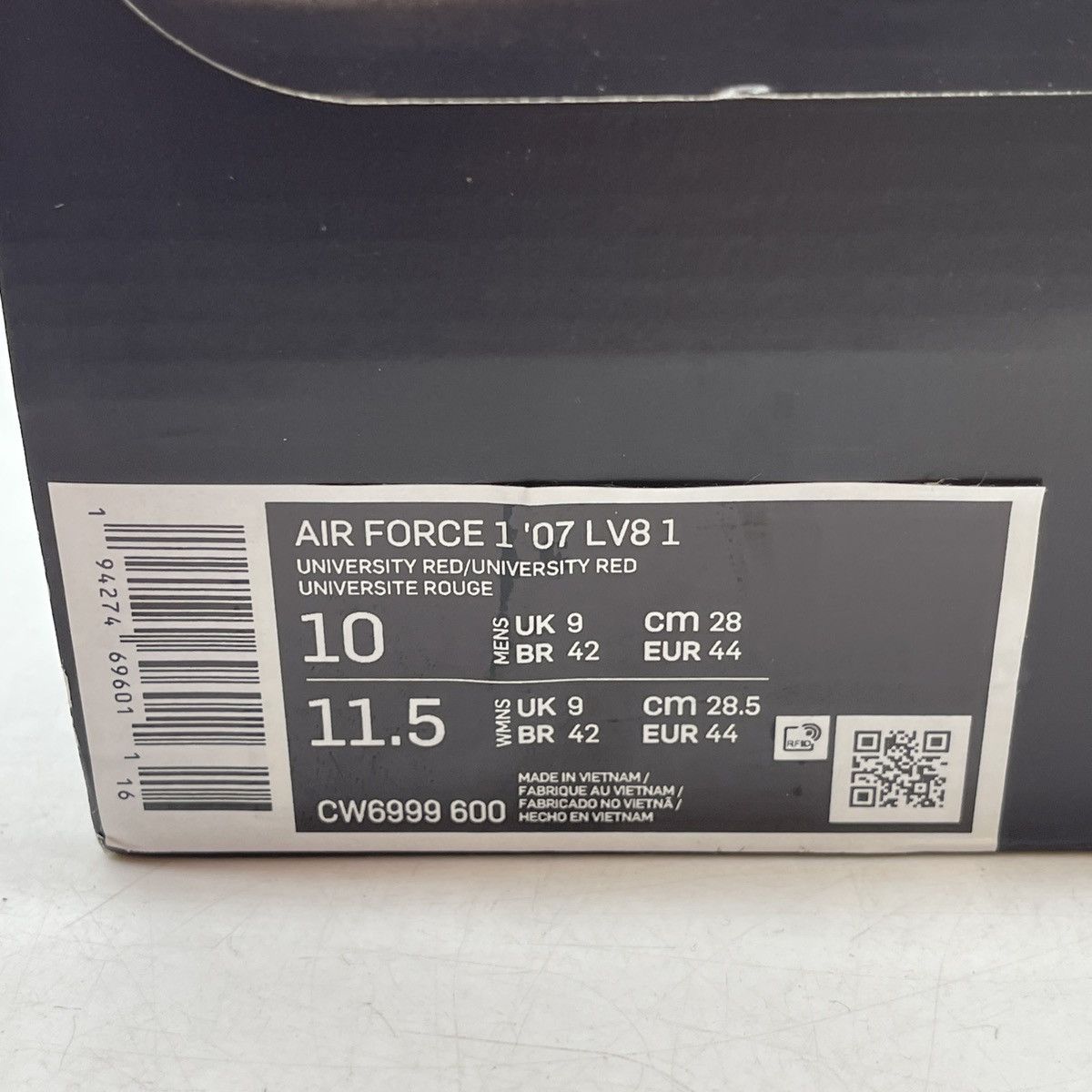 Nike Air Force 1 triple red Size US 10 / EU 43 - 9 Thumbnail