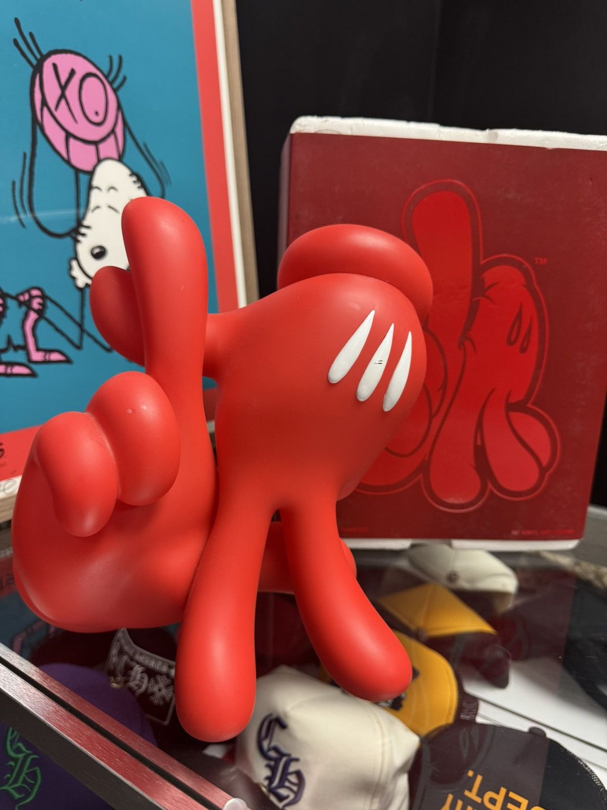 Other Slick OG “LA HANDS” 11” Vinyl Figure Red Size ONE SIZE - 2 Thumbnail