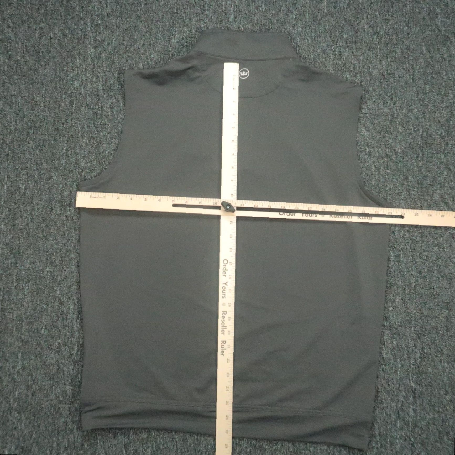 Peter Millar Peter Millar Pullover Vest Large Mens Iron Gray Perth Performance Quarter Zip Size US L / EU 52-54 / 3 - 7 Thumbnail