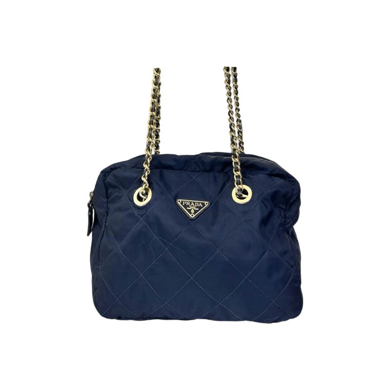 Prada Prada Quilted Nylon Chain Shoulder Bag Size ONE SIZE - 1 Thumbnail
