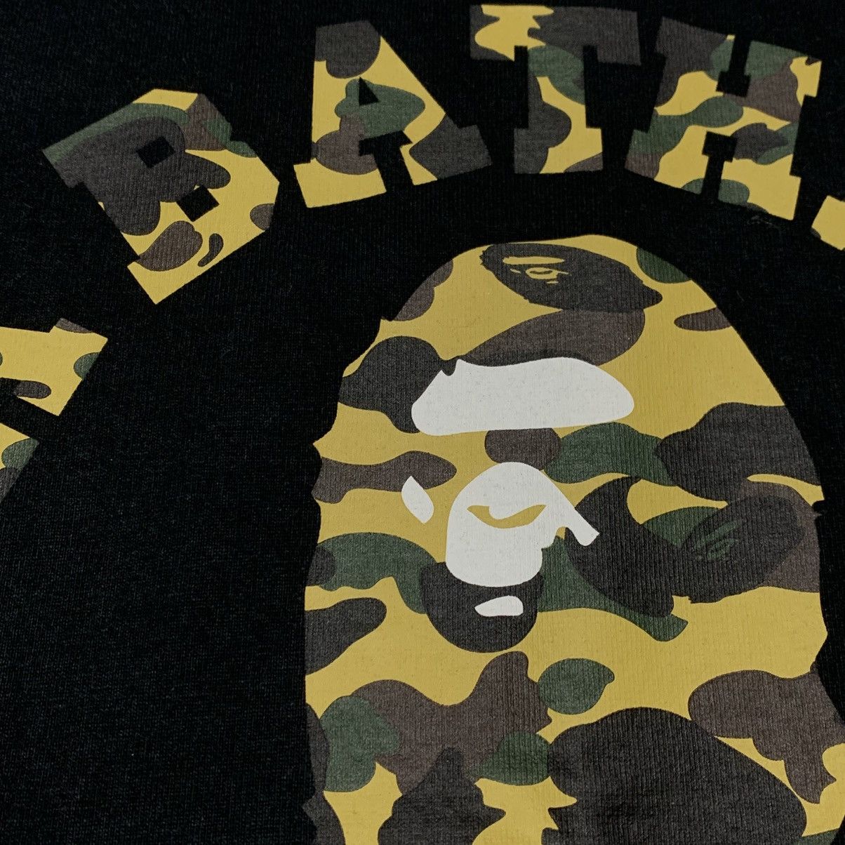 Bape Bape Medium College 1st Camo Black Tee A Bathing Ape Size US M / EU 48-50 / 2 - 4 Thumbnail