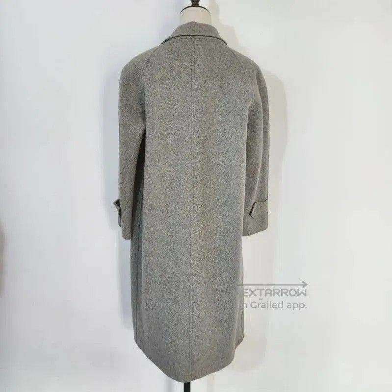 Burberry Burberry Grey Wool Plaid Long Coat for Women. Size M / US 6-8 / IT 42-44 - 6 Thumbnail